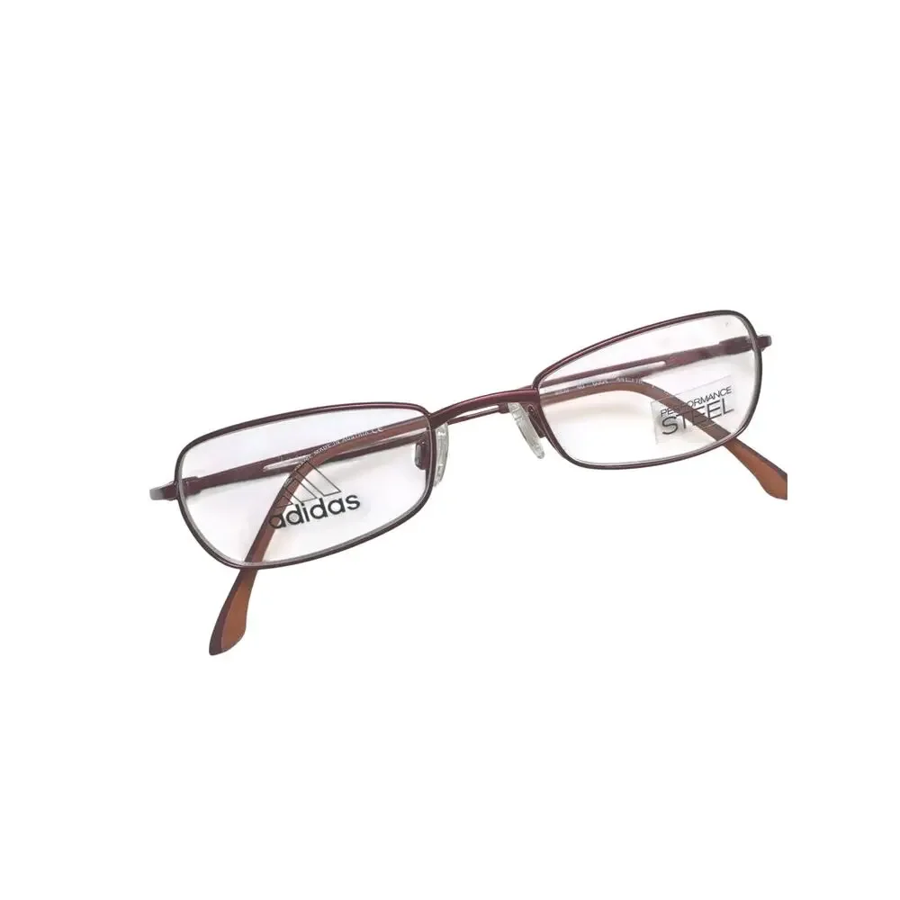 NEW Adidas Kids A 959 Red Steel Frame Glasses